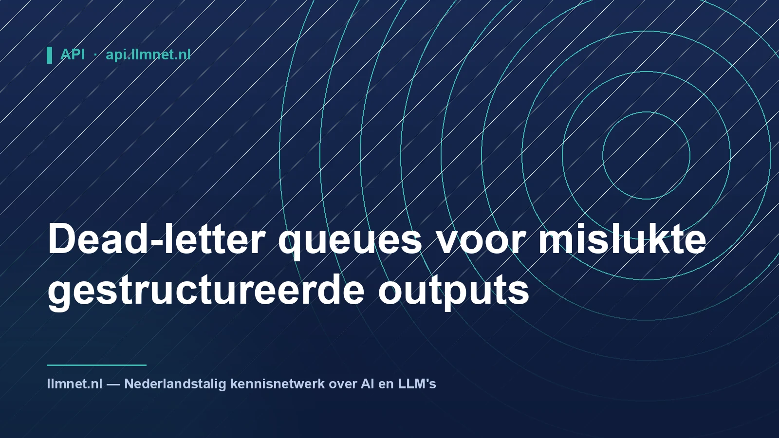 Dead-letter queues voor mislukte gestructureerde outputs
