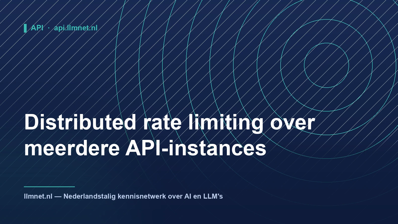Distributed rate limiting over meerdere API-instances