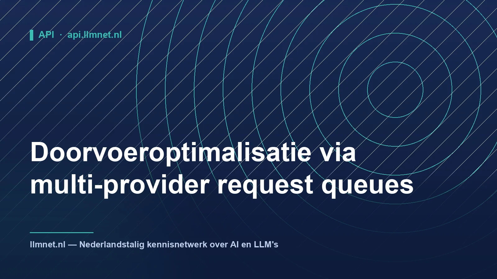 Illustratie: Doorvoeroptimalisatie via multi-provider queues